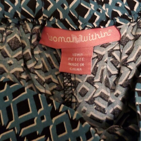 Womans within multi color pants - Picture 3 of 6